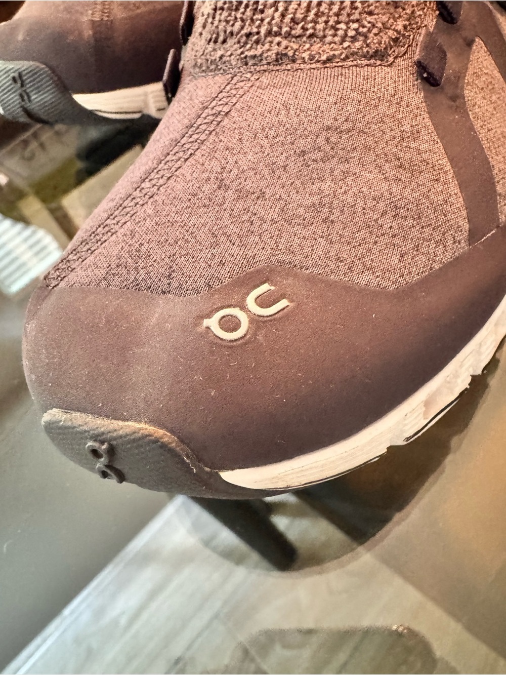 On Cloud 5 Burgundy Women’s Running/Walking Sneakers - Picture 6 of 8